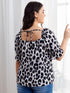 Summer Leopard Size Women's Shirt